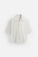 EMBROIDERED STRIPED SHIRT