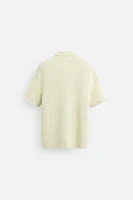 CROCHET TEXTURED SHIRT