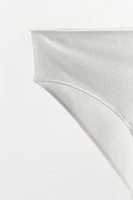 POINTELLE UNDERWEAR WITH SATIN BOW