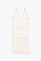 ZW COLLECTION EMBROIDERED STITCH DRESS
