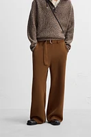 KNIT PANTS WITH BELT X NANUSHKA