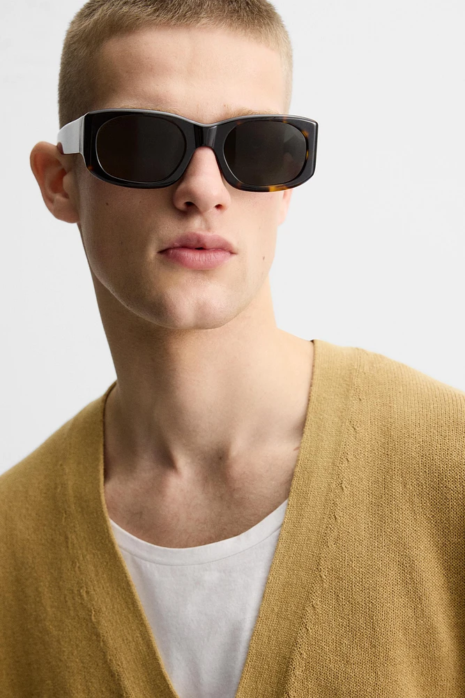 CARDIGAN MANCHES COURTES
