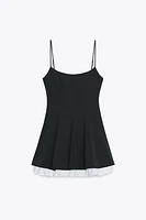TRIM SHORT DRESS