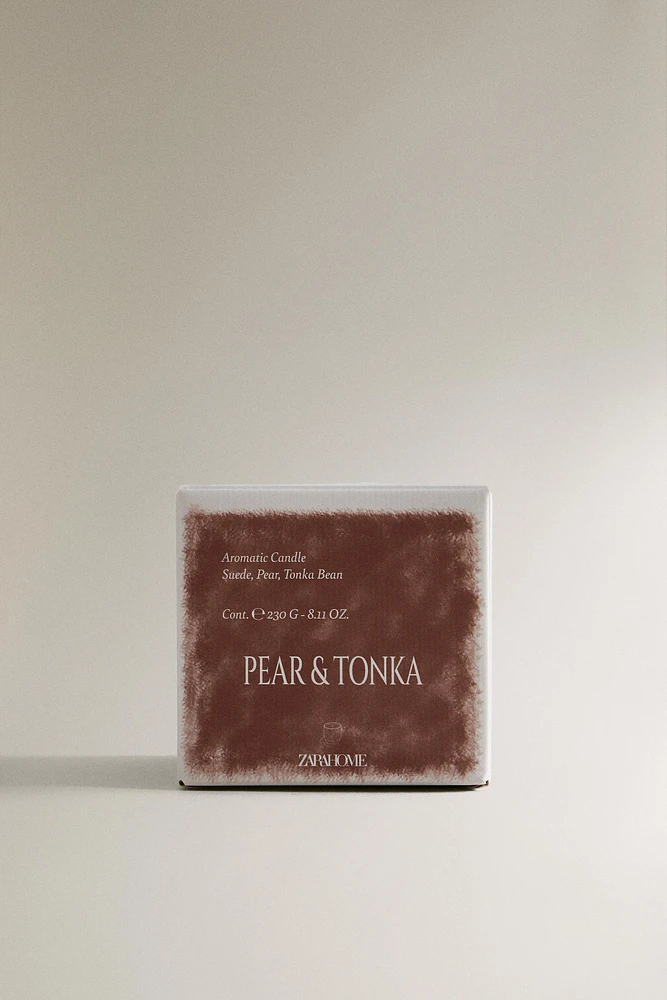 (230 G) PEAR & TONKA SCENTED CANDLE
