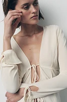 CHEMISE LACÉE DEVANT