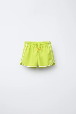 6-14 YEARS/ PALM TREE SWIM SHORTS