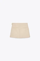 JUPE-CULOTTE BOUTONS