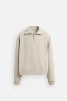 QUARTER ZIP TECHNICAL SWEATSHIRT