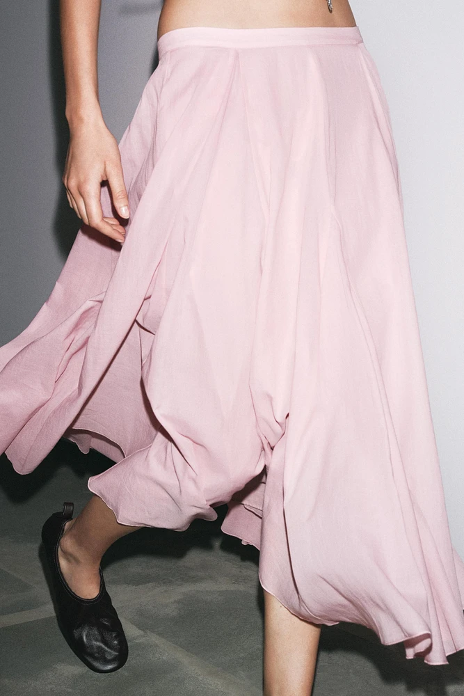 ZW COLLECTION FLared COTTON SKIRT