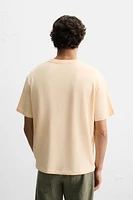 T-SHIRT IMPRIMÉ CONTRASTE