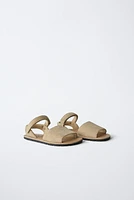 SANDALES EN CUIR