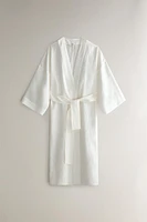 LINEN ROBE WITH BELT