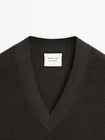 Linen blend knit vest - Limited Edition