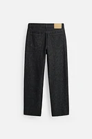 STRAIGHT FIT COTTON-HEMP JEANS