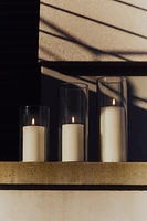 BOROSILICATE GLASS LANTERN VASE