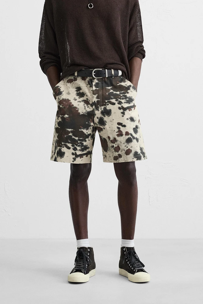 ANIMAL PRINT SHORTS