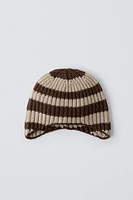 STRIPED KNIT HAT