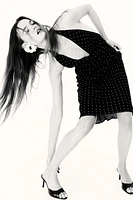 ZW COLLECTION HALTER POLKA DOT DRESS