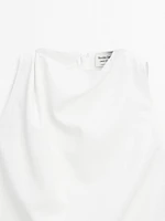 Top fluide drapé asymétrique - Limited Edition
