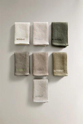 WEEKLY CLEANING KITCHEN TOWELS (SET OF 7)