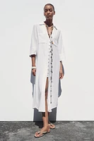 ROBE CHEMISE EN LIN