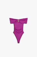 BODY BANDEAU EN POLYAMIDE