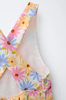 COMBINAISON LONGUE À FLEURS AVEC LIN