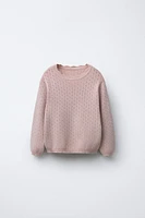 FLORAL BANDANA BLEND KNIT SWEATER