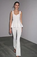 TOP PÉPLUM STRETCH
