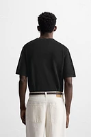 T-SHIRT EN MAILLE STRUCTURÉE