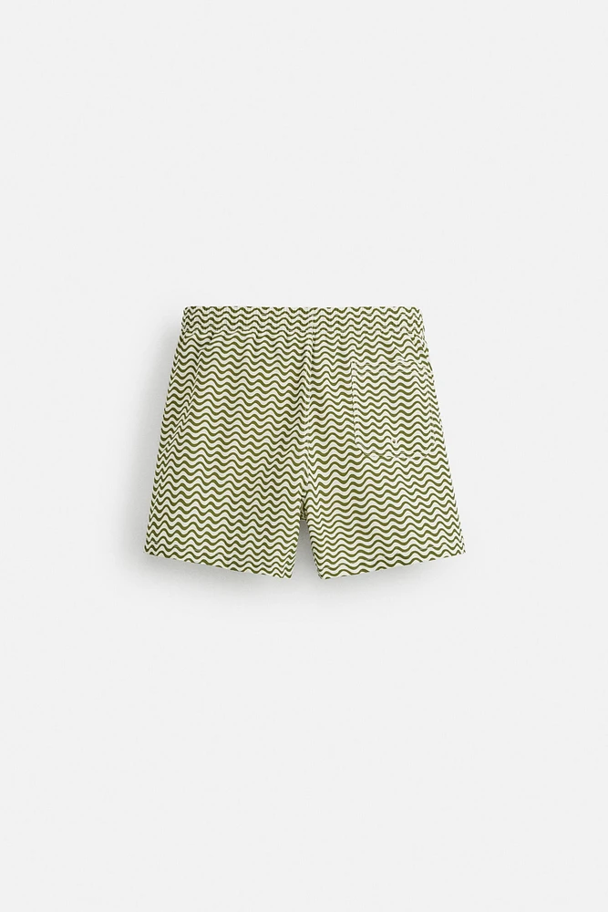 WAVE MID-LENGTH SWIMSUIT