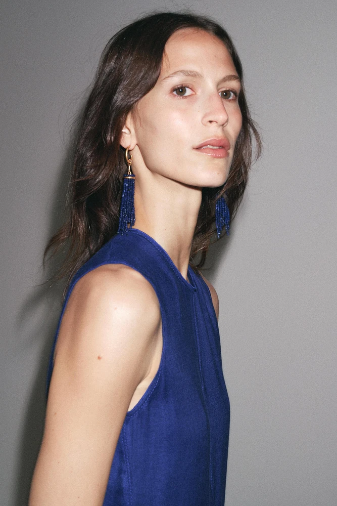 ZW COLLECTION LINEN BLEND DRESS