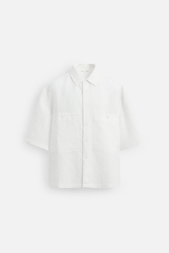 STRIPED JACQUARD SHIRT