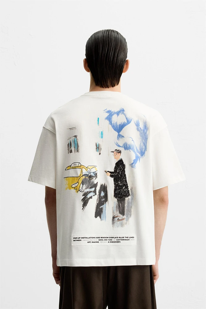 COMBINED EMBROIDERY T-SHIRT