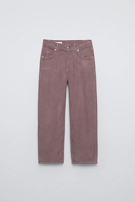 CORDUROY BALLOON LEG PANTS