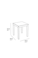 TABLE D’APPOINT BOIS FONCÉ