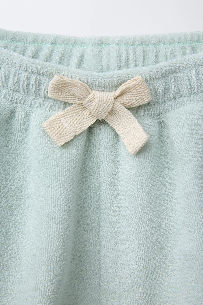 SIDE STRIPE TERRY SHORTS
