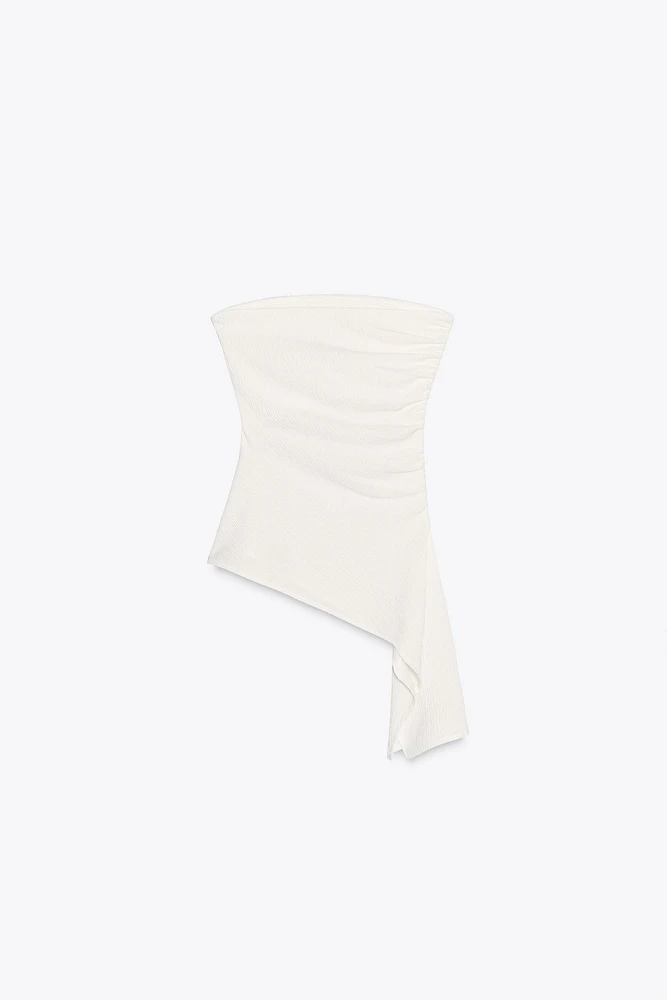 HAUT BUSTIER À TEXTURE