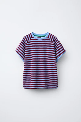 STRIPED TOWEL T-SHIRT