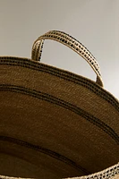 SEAGRASS BASKET WITH HANDLES
