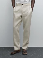 Pantalon 100 % lin