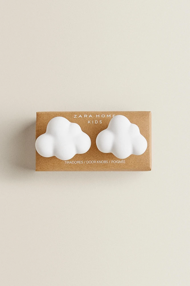 SET OF CHILDREN’S CLOUD KNOBS (SET OF 2)