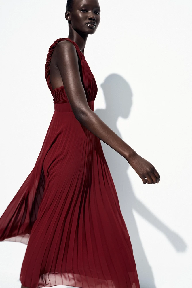 ROBE MIDI PLISSÉE