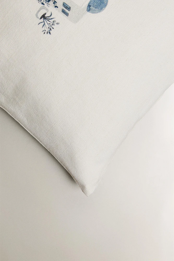 HOUSSE DE COUSSIN VILLAGE MARIN