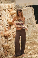 PANTALON DROIT FLUIDE