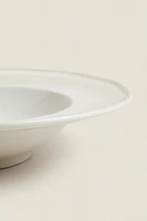 STONEWARE PASTA PLATE