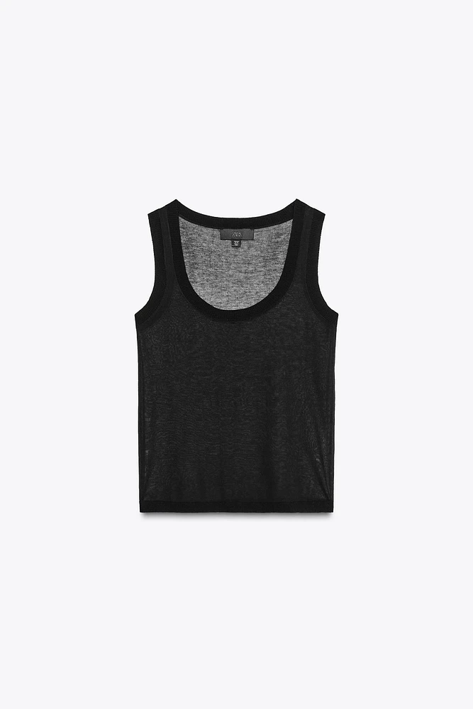 TOP EN MAILLE EXTRAFINE