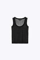TOP EN MAILLE EXTRAFINE