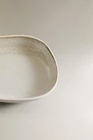 MINI ASSIETTE GRÈS ÉCRU