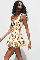 PRINTED SHORT DRESS